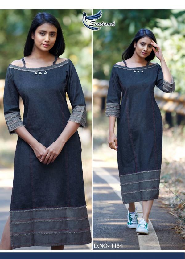 Seriema Kumb Capture 4 Fancy Wear Denim Kurti Collection